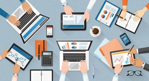 Technology and business — Stock Image Technology and business — Stock Photo, Image