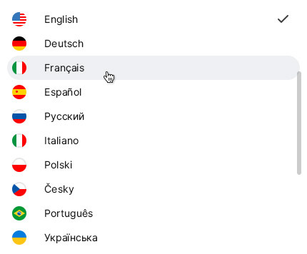 Multilingual search