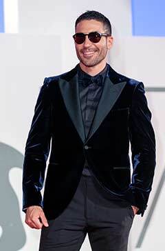 VENICE, ITALY - SEPTEMBER 11: Miguel Angel Silvestre attends the premiere of the series "30 Monedas"- Episode 1 at the 77th Venice Film Festival on September 11, 2020 in Venice, Italy.