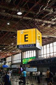 GRU airport, Check-in E, Guarulhos
